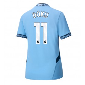 Manchester City Jeremy Doku #11 Hjemme skjorte til dame 2024-25 Kortermet